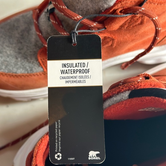 NWT Sorel Women's Kinetic Breakthru Caribou Waterproof Boot - Picture 8 of 9